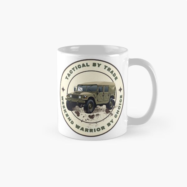 Item preview, Tactical by Trade, Weekend Warrior by Choice – Military Vehicle Badge Tee | Military Vehicle Emblem Design designed and sold by SIGNAL & BLOOM.