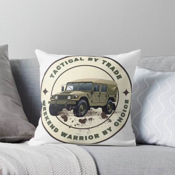 Item preview, Tactical by Trade, Weekend Warrior by Choice – Military Vehicle Badge Tee | Military Vehicle Emblem Design designed and sold by SIGNAL & BLOOM.