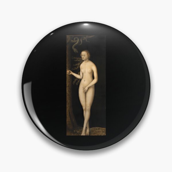 Item preview, Oil Painting Of Nude Woman Standing Beside Tree With Snake designed and sold by TateWindler.