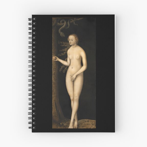 Item preview, Oil Painting Of Nude Woman Standing Beside Tree With Snake designed and sold by TateWindler.
