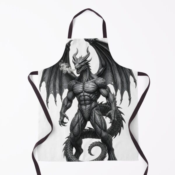 Item preview, Dragon Titan Guardian | Muscular Winged Dragon Fantasy Illustration designed and sold by DragonSerpent Ink.