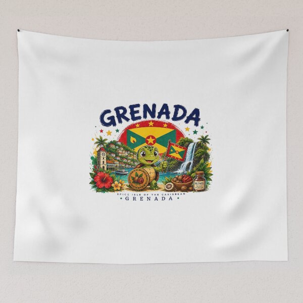 Item preview, Grenada Travel designed and sold by goombi-creative.