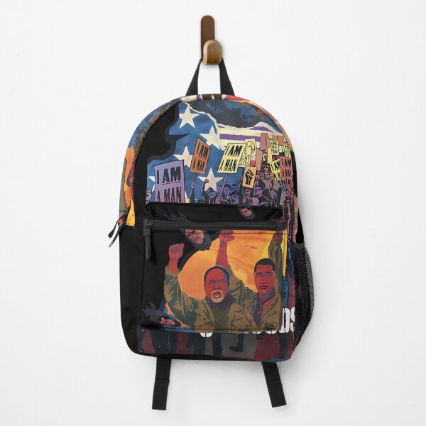 Item preview, Soldier Silhouette Artwork Overlaid With Civil Rights Protesters And Military Scenes designed and sold by TateWindler.