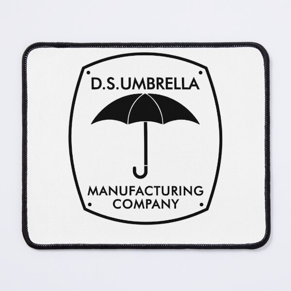 Item preview, Black Umbrella Icon Inside Curved White Shield Frame Backdrop designed and sold by TateWindler.