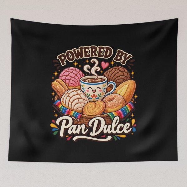 Item preview, Powered by Pan Dulce – Cute Mexican Bakery Coffee Design designed and sold by RJACreative.