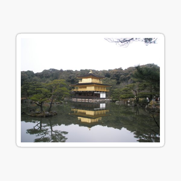 Kinkaku-ji golden temple Kyoto, Japan Sticker