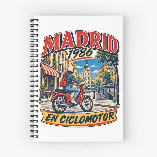 Item preview, Madrid 1986 – En Ciclomotor designed and sold by Past in Threads.