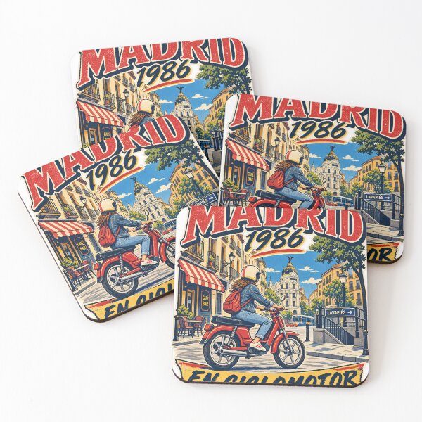 Item preview, Madrid 1986 – En Ciclomotor designed and sold by Past in Threads.