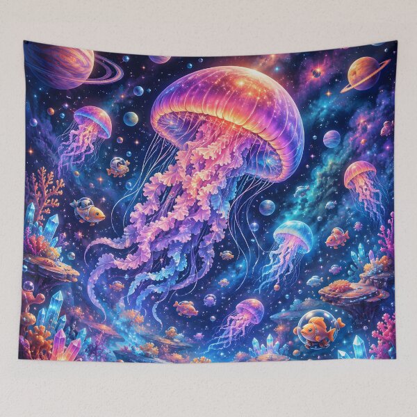 Item preview, Cosmic Jellyfish Galaxy Dreamscape designed and sold by Herodestroyer.