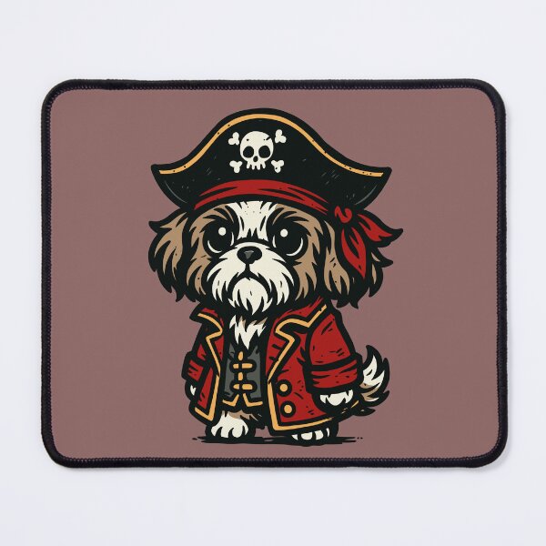 Item preview, Pirate Shih Tzu designed and sold by Ghost on Toast.