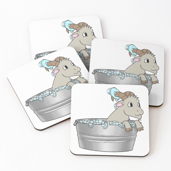 Item preview, Soapy Goat in a Vintage Metal Tub designed and sold by The Soapiest Goat.