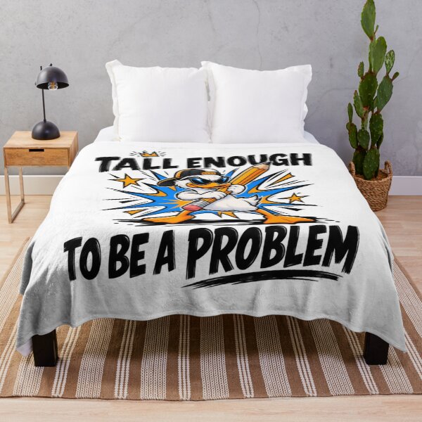 Item preview, Tall Enough to Be a Problem – Funny Duck Pencil Cartoon designed and sold by DijaMar.