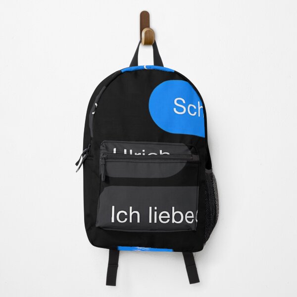 Item preview, German Text Chat Bubbles Interface Design On Dark Background designed and sold by KaPfannerstill.
