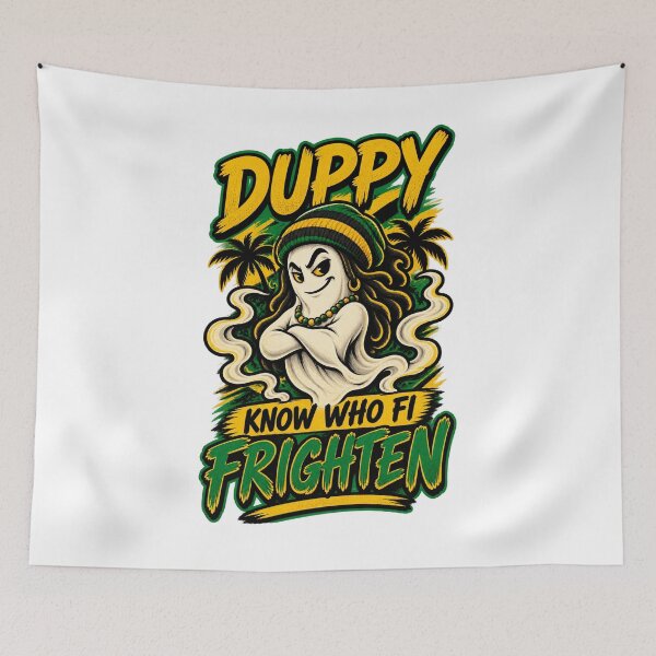 Item preview, Duppy Know Who Fi Frighten Jamaican Proverb designed and sold by BilcoStillbaze.