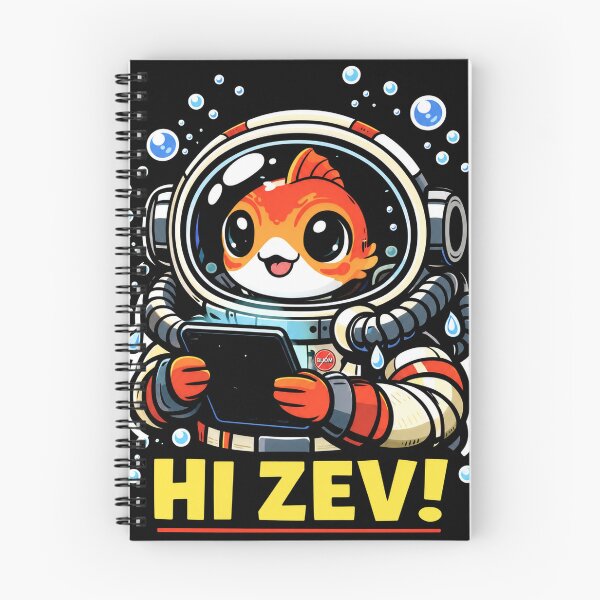 Item preview, Hi Zev Fish Dungeon Crawler Carl Book Lover designed and sold by Revoleos.