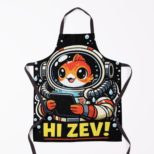 Item preview, Hi Zev Fish Dungeon Crawler Carl Book Lover designed and sold by Revoleos.