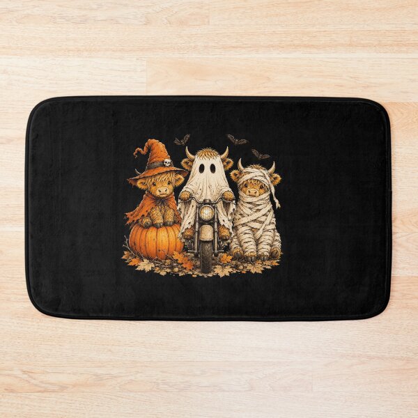 Item preview, Cute Highland Cows in Funny Halloween Costumes designed and sold by VioletNance.