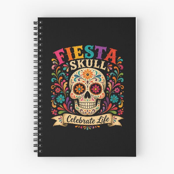 Item preview, Fiesta Skull – Celebrate Life Folk Art designed and sold by RJACreative.