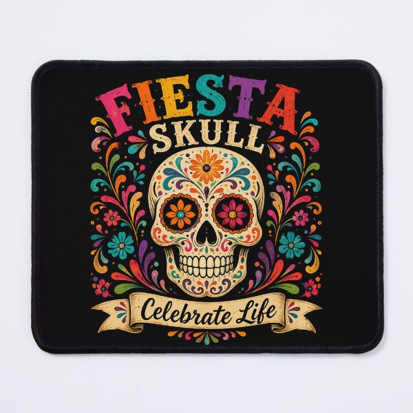 Item preview, Fiesta Skull – Celebrate Life Folk Art designed and sold by RJACreative.