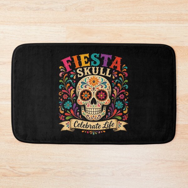 Item preview, Fiesta Skull – Celebrate Life Folk Art designed and sold by RJACreative.