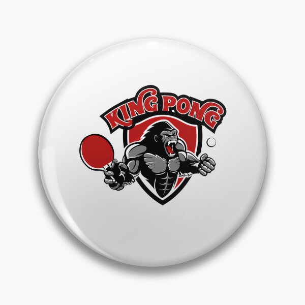 Item preview, Angry Gorilla Mascot Holding Table Tennis Paddle With Curved designed and sold by KaPfannerstill.