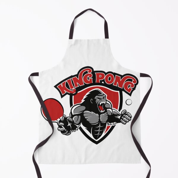 Item preview, Angry Gorilla Mascot Holding Table Tennis Paddle With Curved designed and sold by KaPfannerstill.