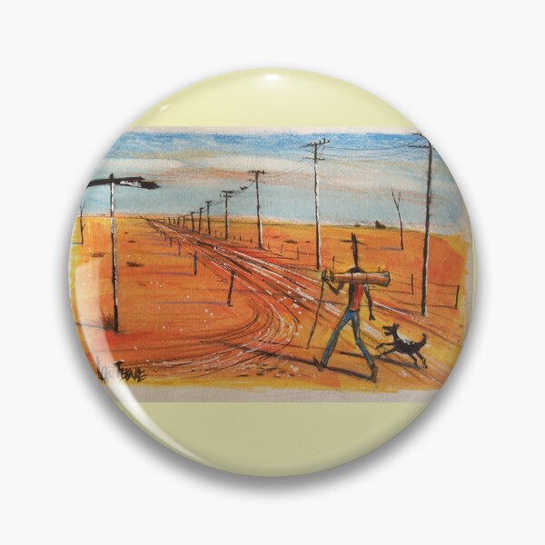 Item preview, The Swagman's Journey, Australian Outback.  designed and sold by Al Benge - NZ & Australian Art.