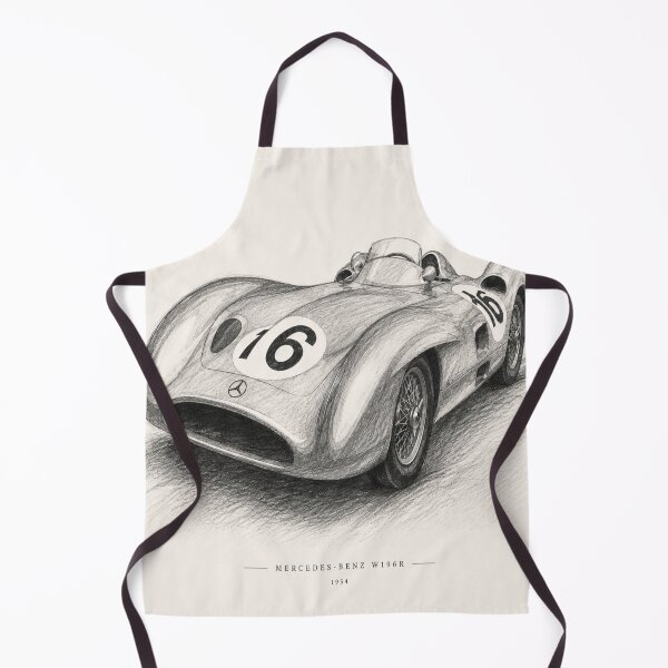 Item preview, Mercedes Benz W196 Charcoal Sketch designed and sold by Velocity Vignettes.