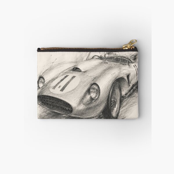 Item preview, 1957 Ferrari 250 Testa Rossa - Charcoal Sketch Art Print designed and sold by Velocity Vignettes.