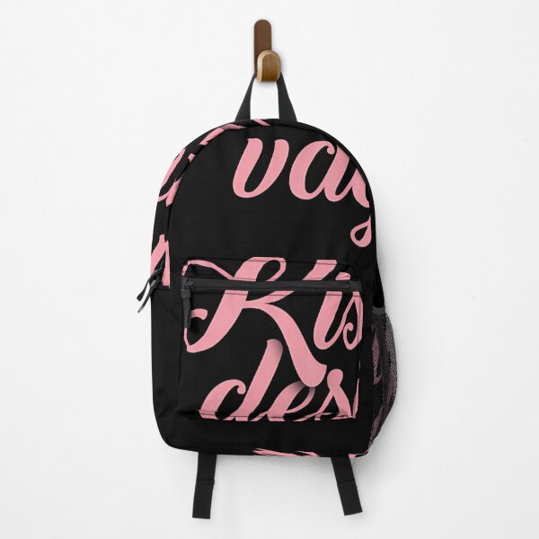 Item preview, Pink Calligraphy Script Text Accent On Solid Dark Surface designed and sold by KaPfannerstill.