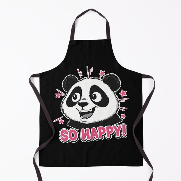 Item preview, So Happy! Cute Panda Bear Cartoon designed and sold by Taridesign.