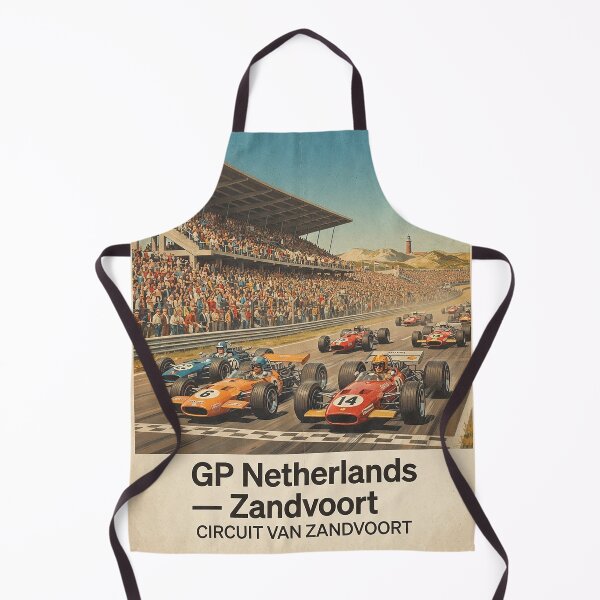 Item preview, GP Netherlands Zandvoort Vintage Racing Art Poster by MNS designed and sold by parnoandgank.