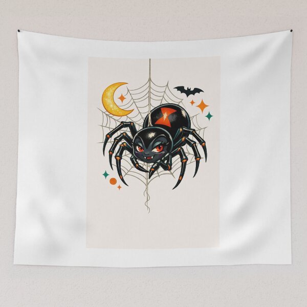 Item preview, spooky spider – retro halloween designed and sold by NorzellMich469.