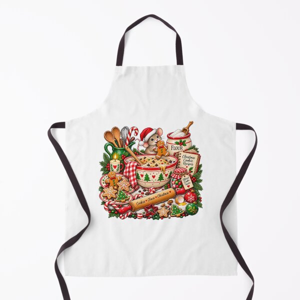 Item preview, Christmas Cookie Chaos | Cute Mouse Baking Gingerbread Holiday Treats designed and sold by MrDev.