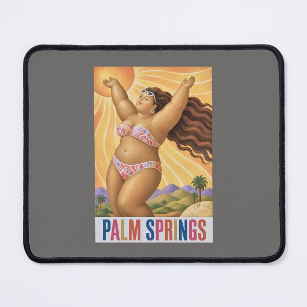 Item preview, Palm Springs Sun Goddess – Retro Desert Vacation Art designed and sold by retrographics.