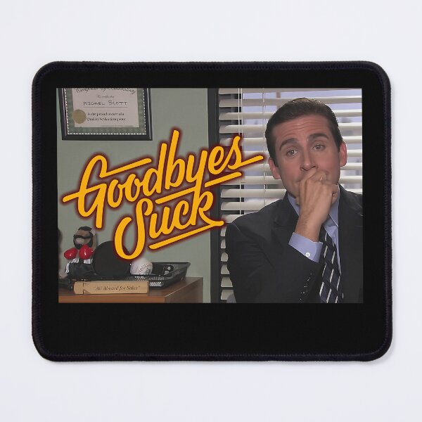 Item preview, Man In Suit Covering Face In Setting With Bold Cursive Text Overlay designed and sold by KaPfannerstill.