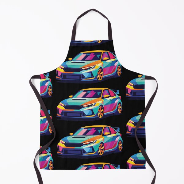 Item preview, Civic Type R Block Art – Pop‑Color Hot Hatch designed and sold by Automotive Art by Greg.