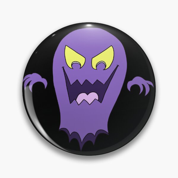Item preview, Cute Kawaii Purple Ghost with Yellow Eyes - Spooky Halloween  designed and sold by CozyCritters8.