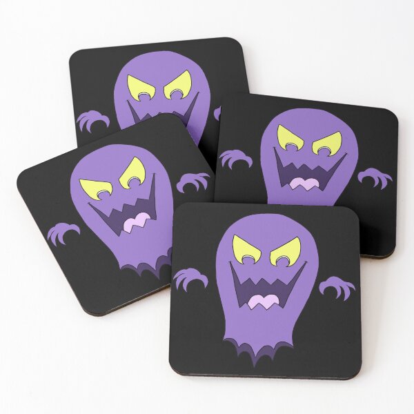 Item preview, Cute Kawaii Purple Ghost with Yellow Eyes - Spooky Halloween  designed and sold by CozyCritters8.