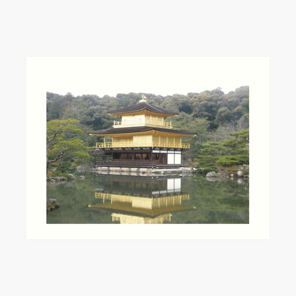 Kinkaku-ji golden temple Kyoto, Japan Art Print