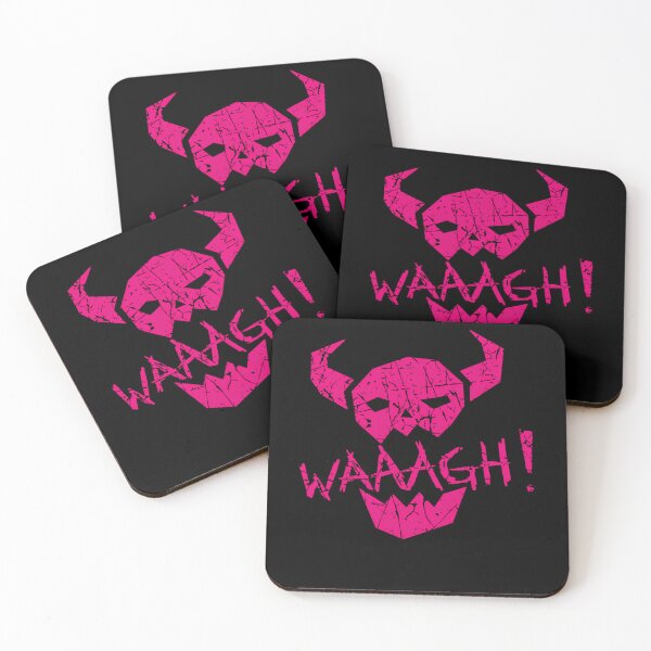 Item preview, Magenta Horned Skull Waaagh designed and sold by theparit.
