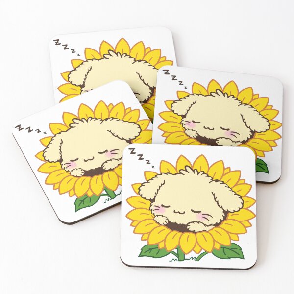 Item preview, Sleepy sunflower designed and sold by BunnySoftArt.