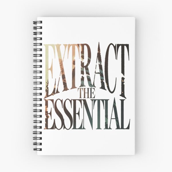 Item preview, Extract the Essential – Minimalist Coffee & Mindfulness Typography 2 designed and sold by Iceyfun.