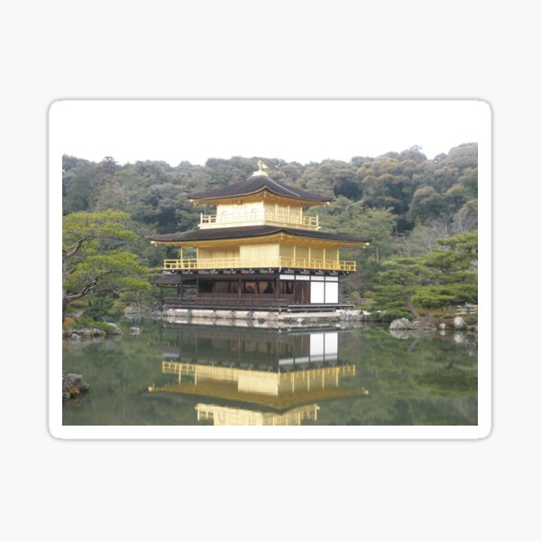 Kinkaku-ji golden temple Kyoto, Japan Sticker