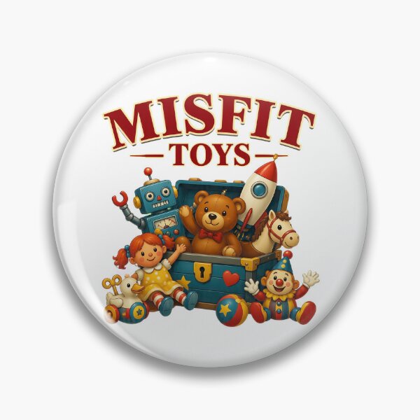 Artikelvorschau, Misfit Toys Weihnachten Rudolph Weihnachtsmann Klassische Nostalgie entworfen und verkauft von ZubairNalban.