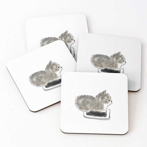 Item preview, Grey Tabby Kitten On Smartphone Pencil Art designed and sold by raun.draw.