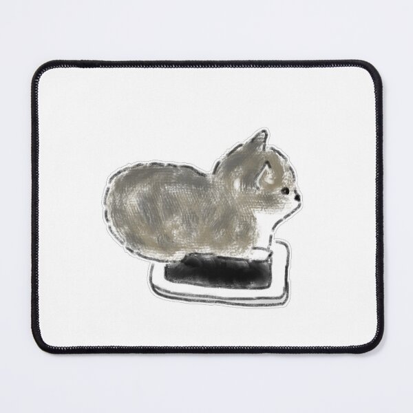 Item preview, Grey Tabby Kitten On Smartphone Pencil Art designed and sold by raun.draw.