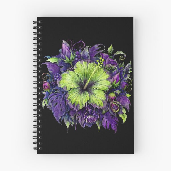 Item preview, Poisonous Botanical Hibiscus | Gothic Poison Garden Art | Dark Tropical Floral Illustration designed and sold by Nolmo.