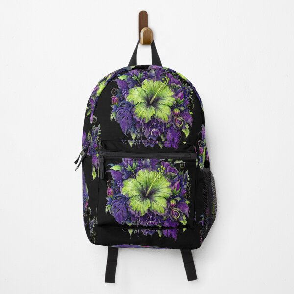 Item preview, Poisonous Botanical Hibiscus | Gothic Poison Garden Art | Dark Tropical Floral Illustration designed and sold by Nolmo.