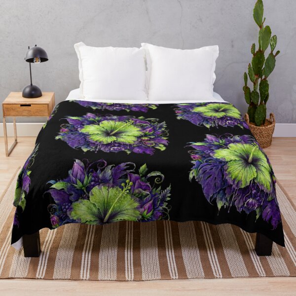 Item preview, Poisonous Botanical Hibiscus | Gothic Poison Garden Art | Dark Tropical Floral Illustration designed and sold by Nolmo.